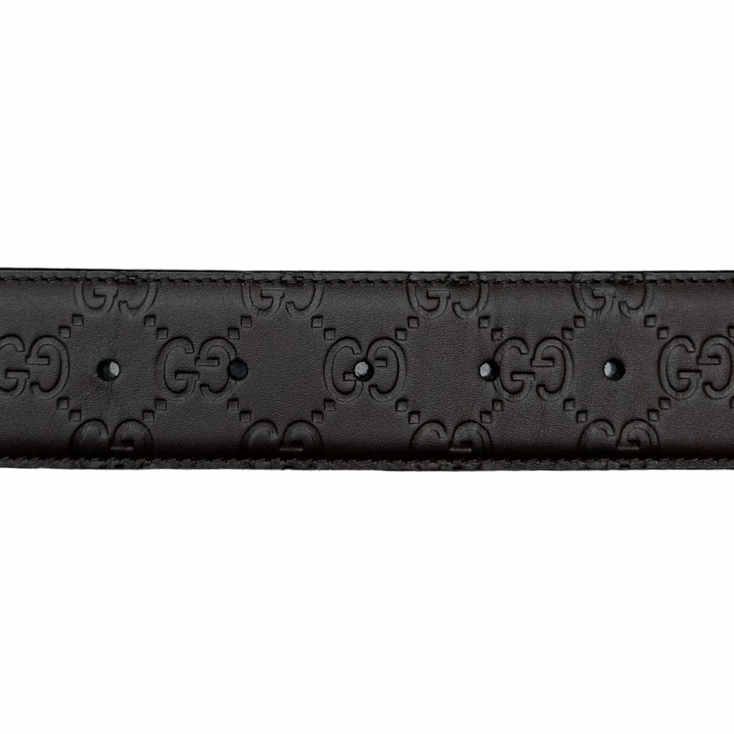 Gucci GG Brown Belt - (90/36) - 411924