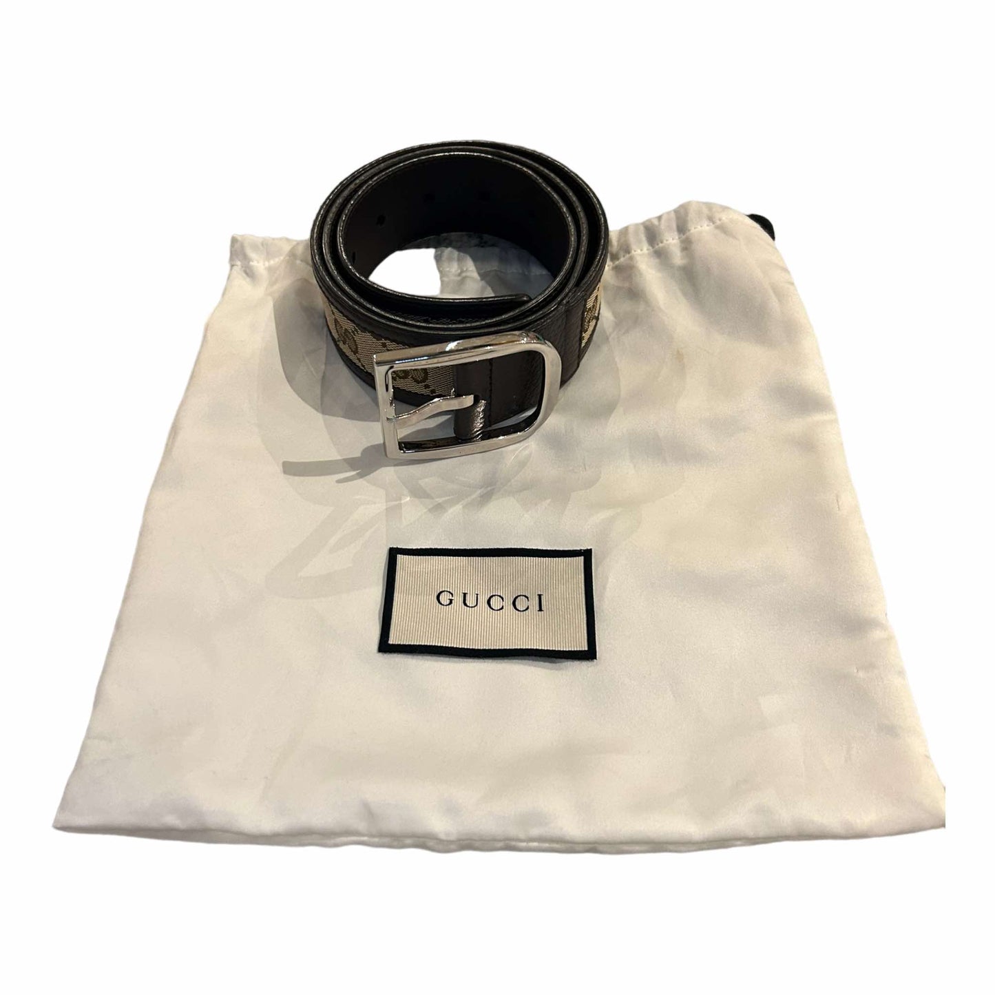 Gucci GG Monogram Canvas Belt - (85/34) - 449716