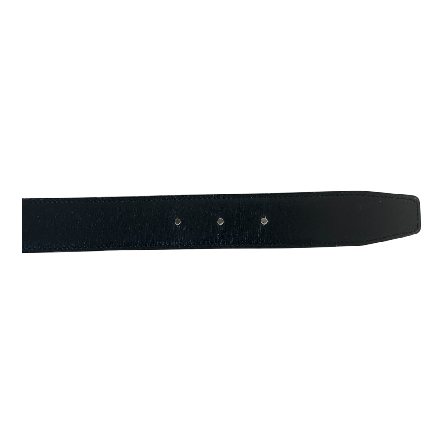 Hermès Silver H 32mm Reversible Belt (80/32)