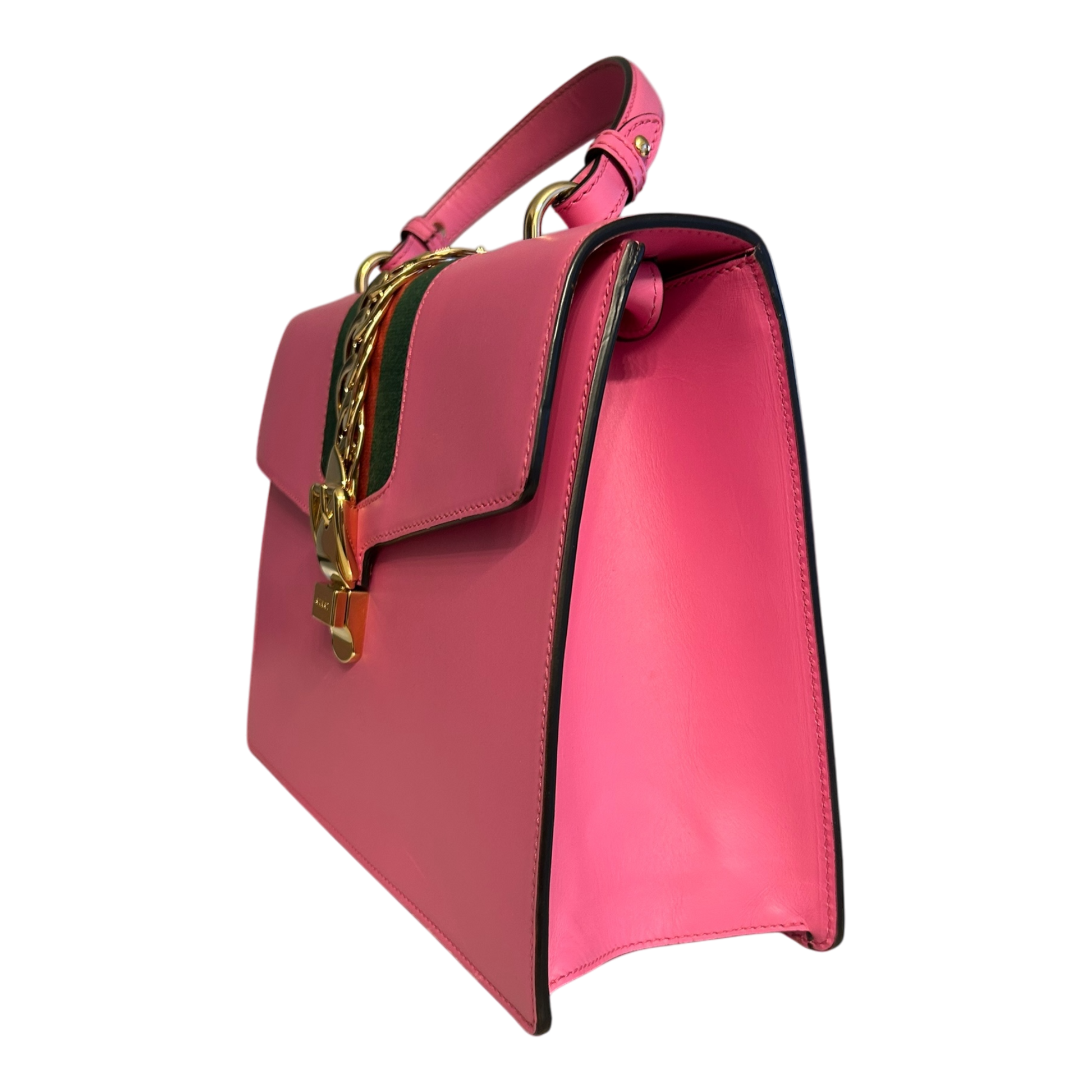 Gucci Pink Sylvie Top Handle Bag - 431665