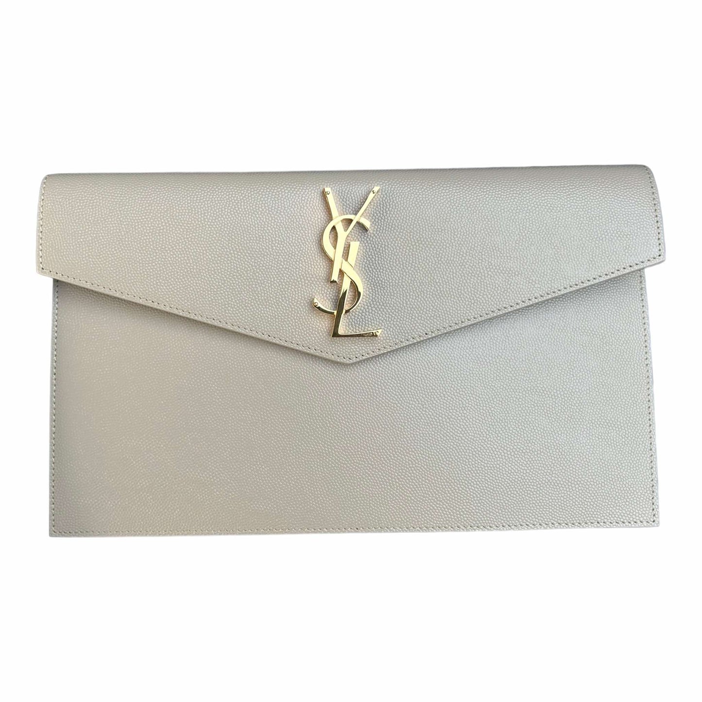 Saint Laurent Beige Uptown Pouch - 565739