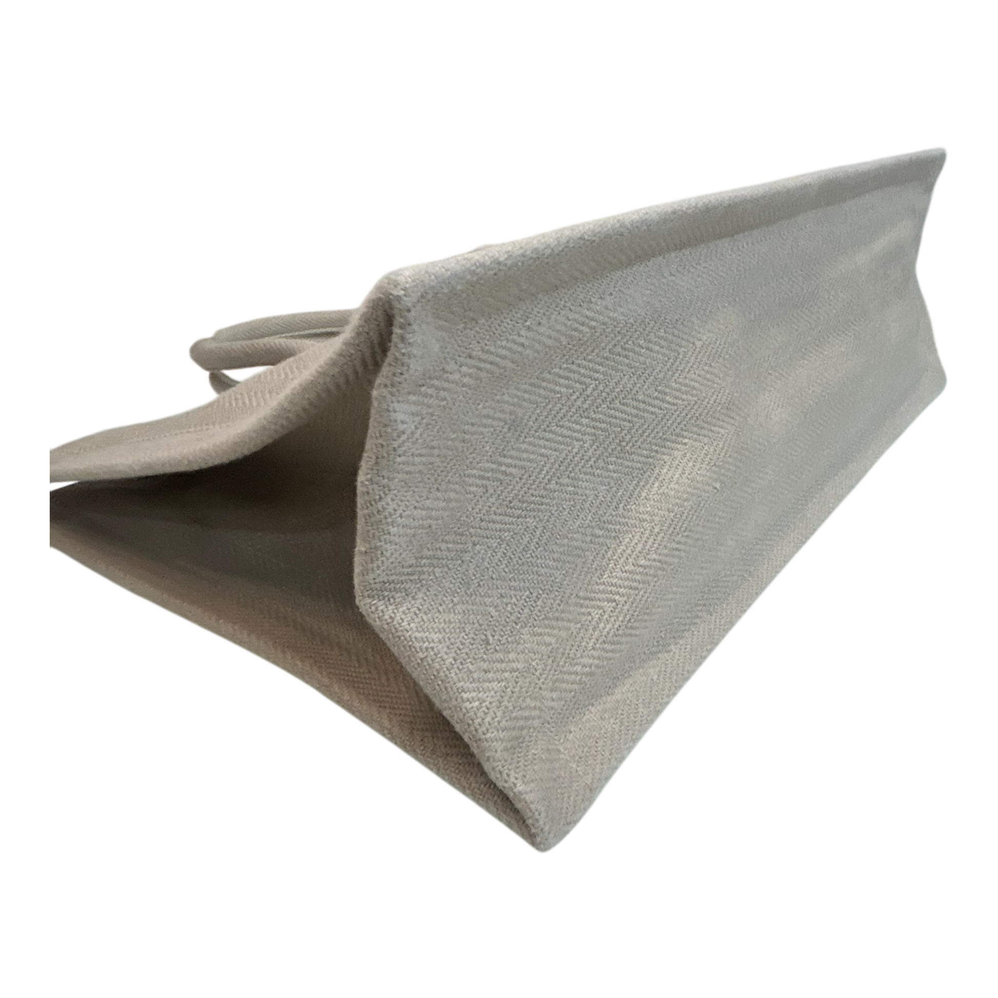 Saint Laurent Cream Linen Rive Gauche Tote - 509415