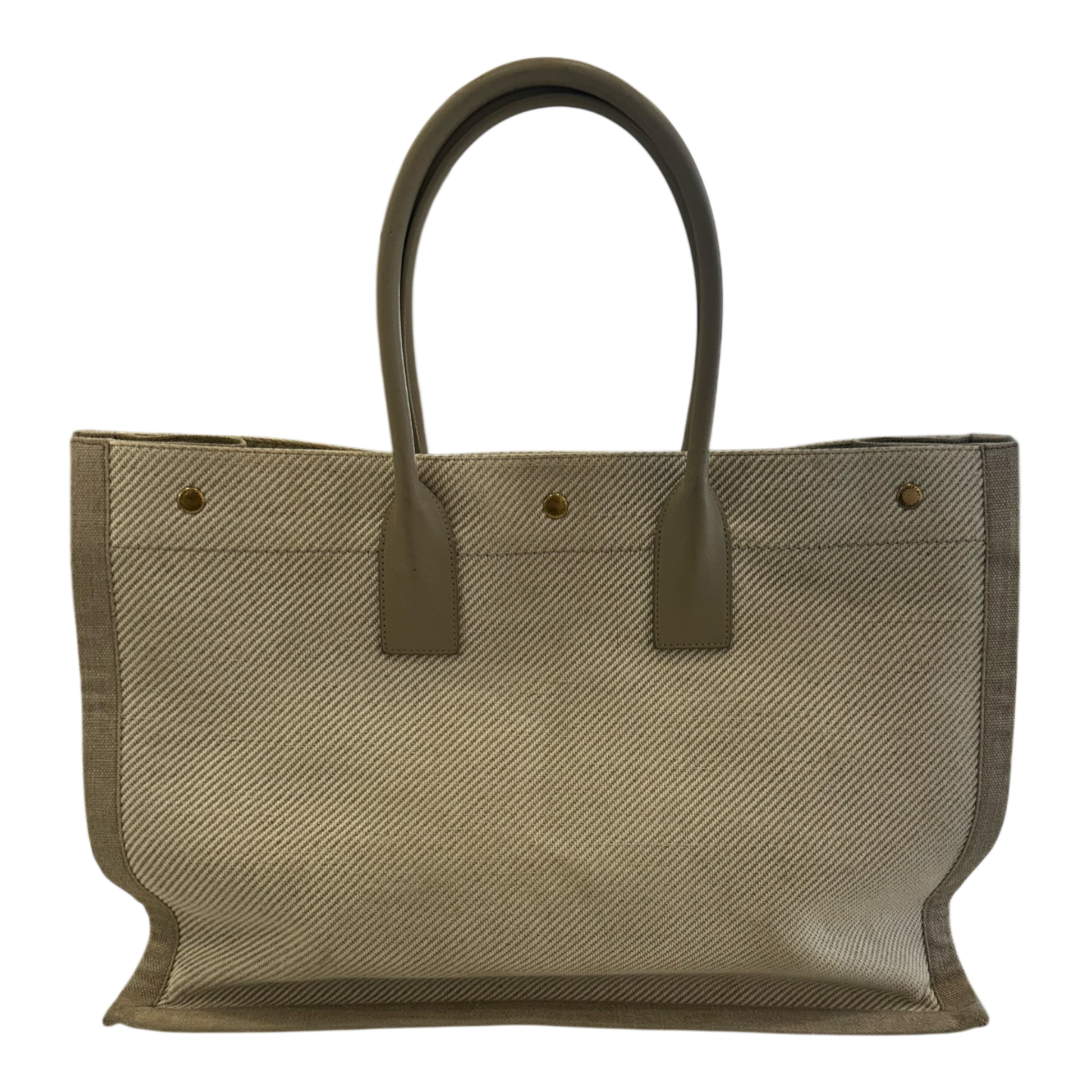Saint Laurent Beige Rive Gauche Tote - 499290