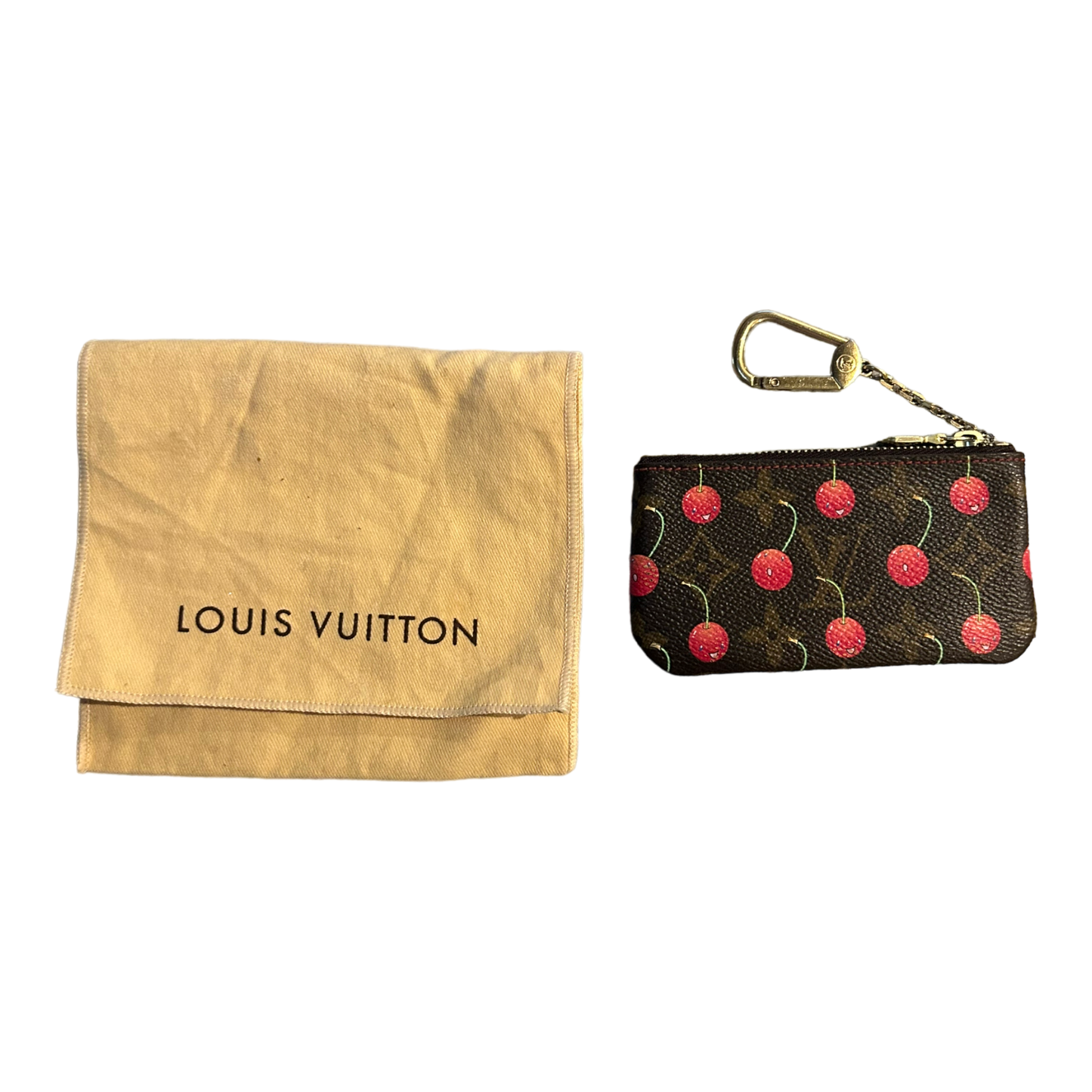 Louis Vuitton Monogram Cerises Cherry Key Pouch
