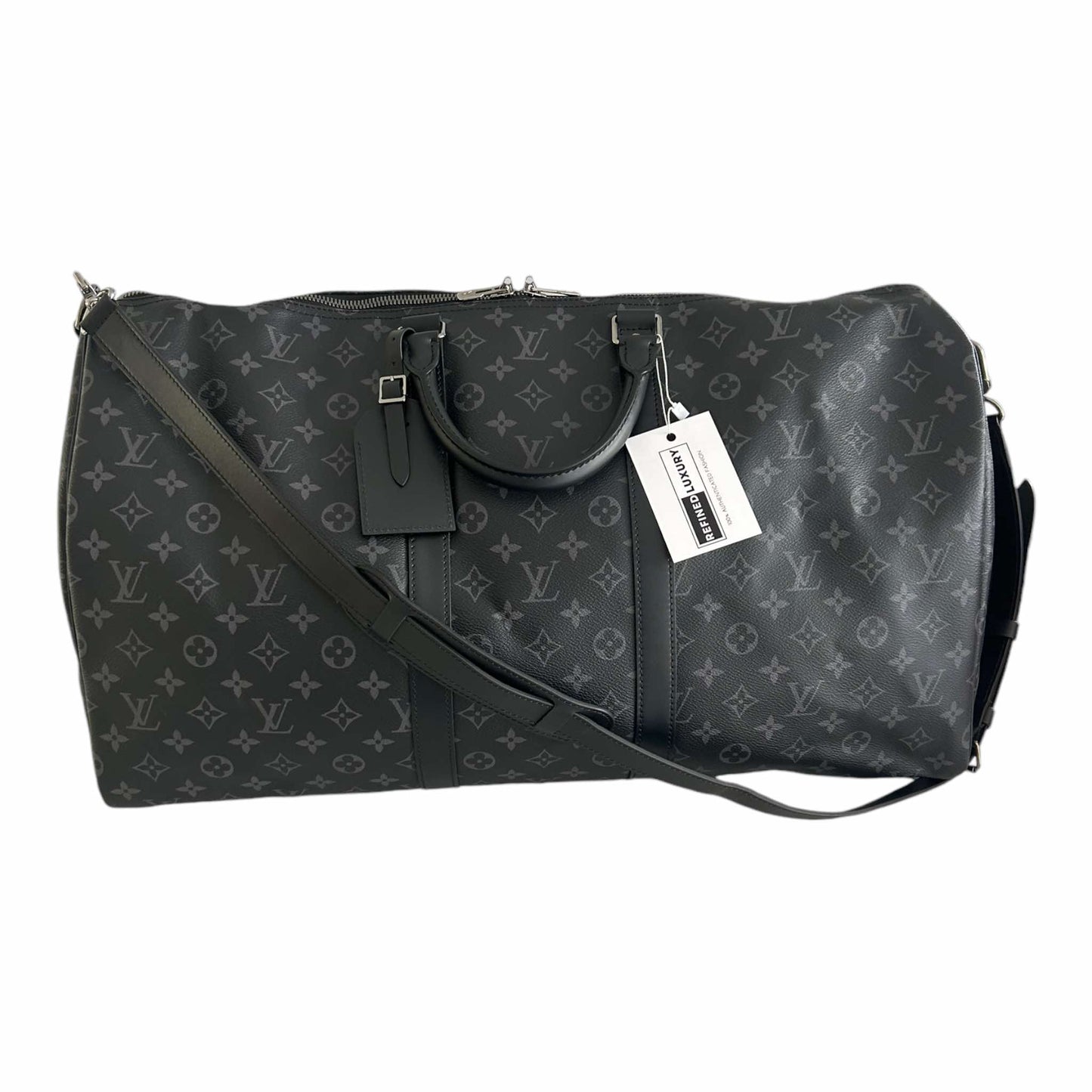 Louis Vuitton Monogram Eclipse Bandoulière Keepall 55 - M40605