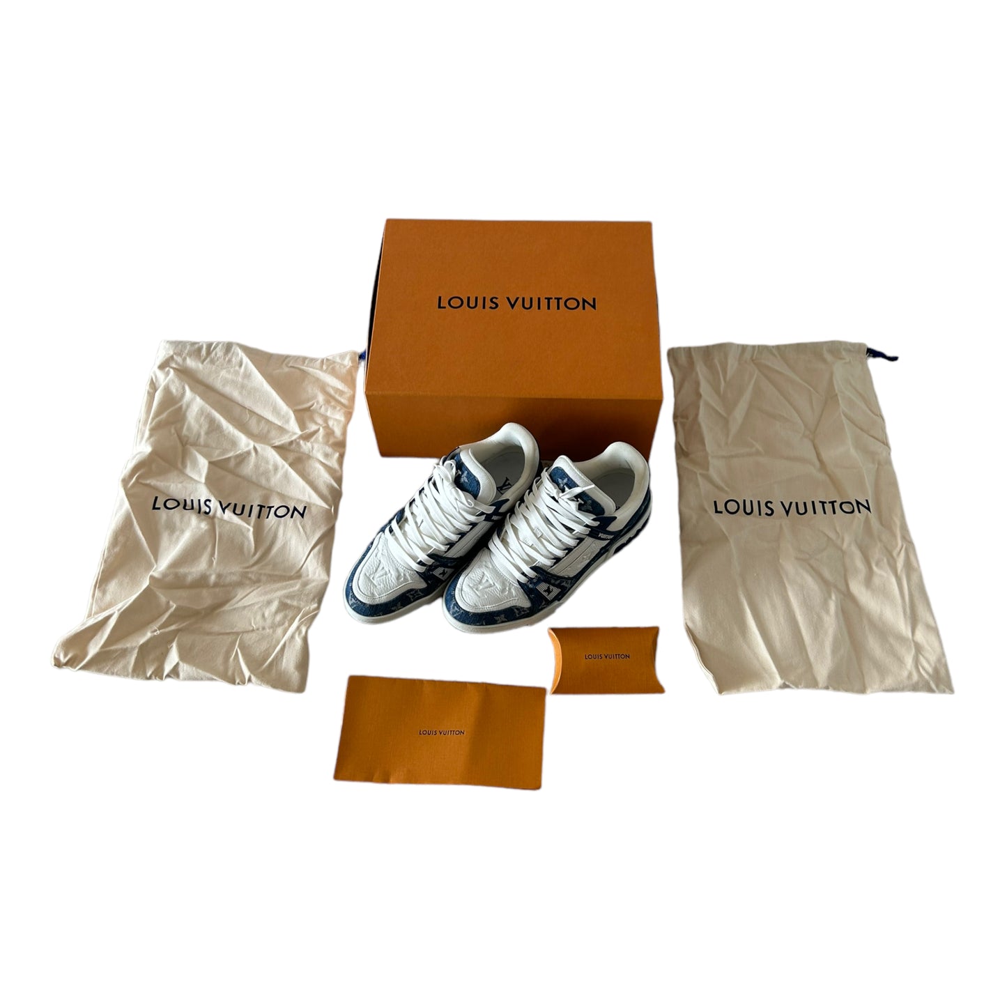 Louis Vuitton Blue Monogram Denim Sneaker - 8.5 UK / 42.5 EU