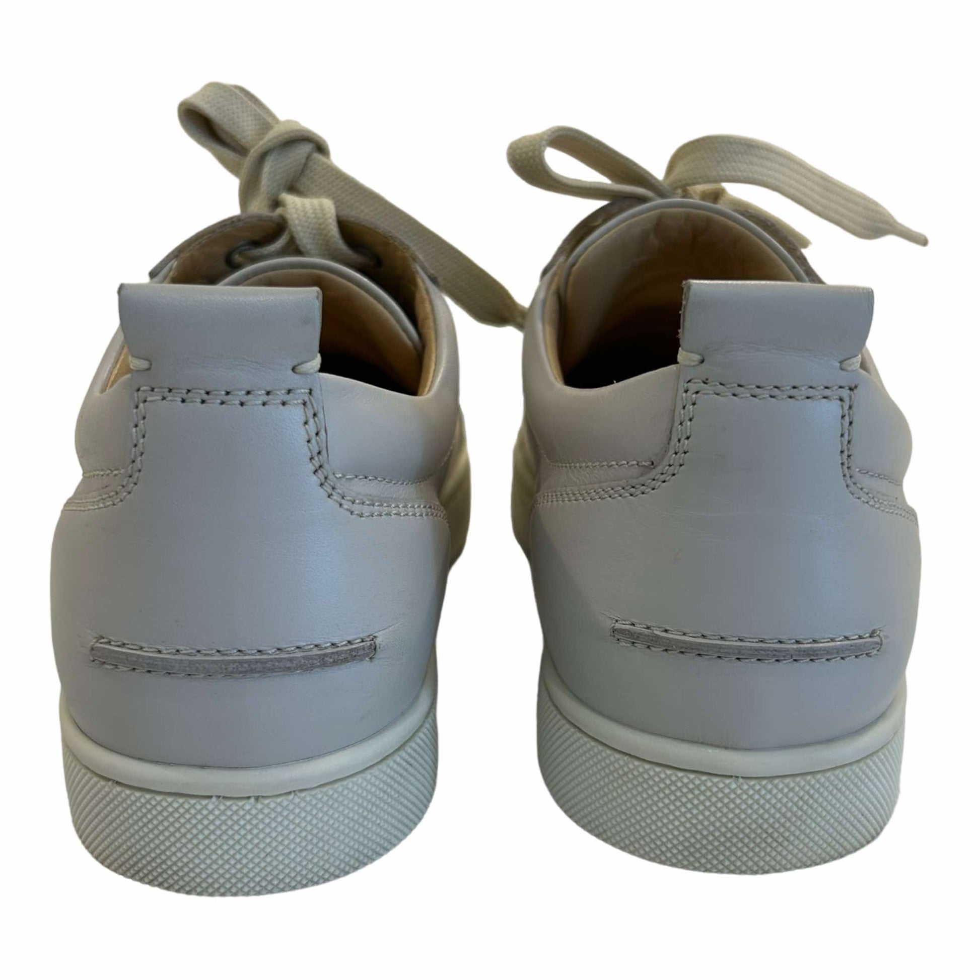 Christian Louboutin Beige Spike Sneakers
