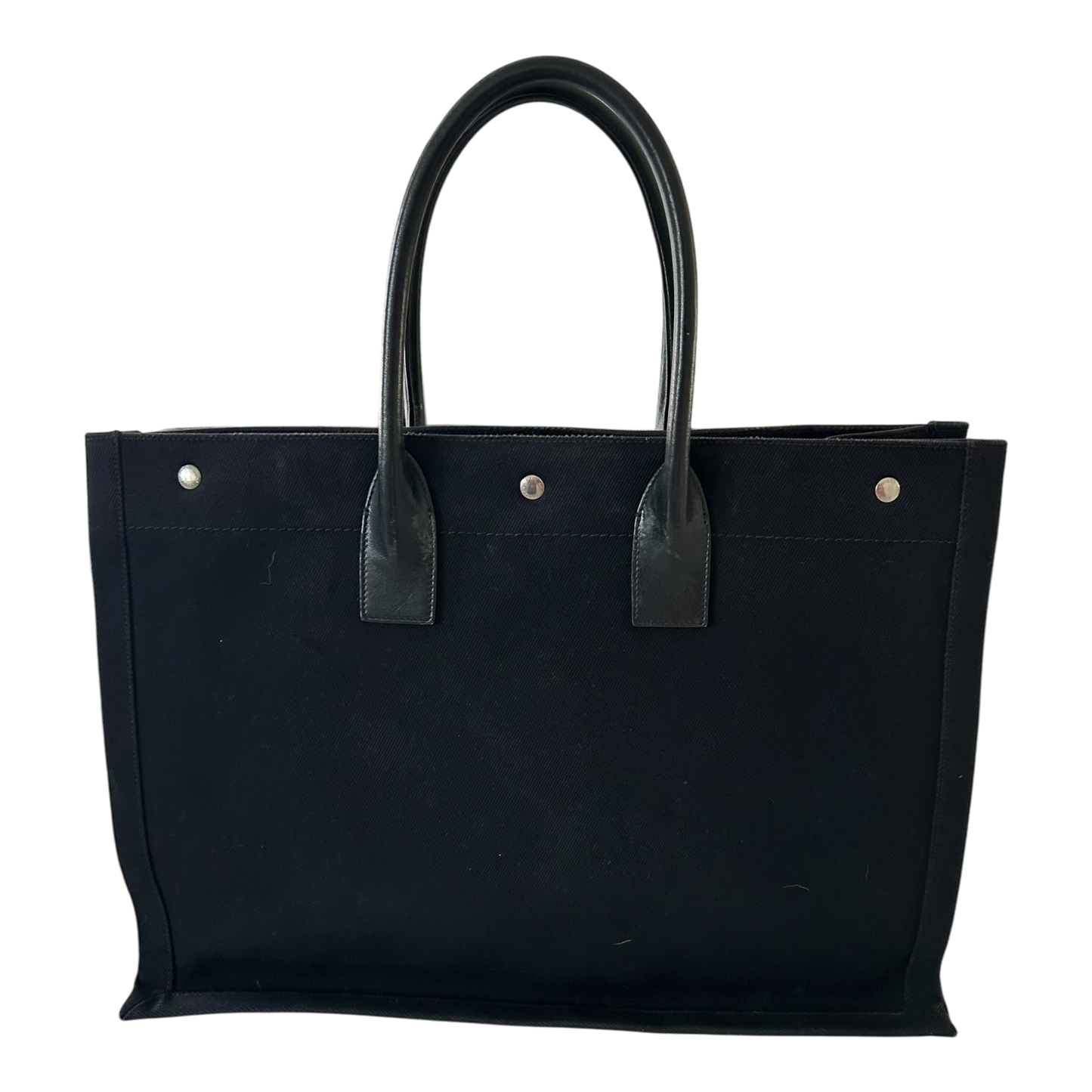 Saint Laurent Black Rive Gauche Tote - 499290