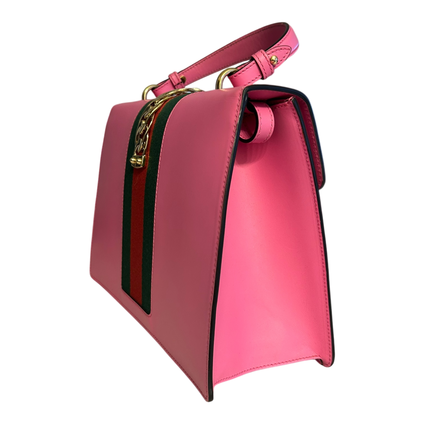 Gucci Pink Sylvie Top Handle Bag - 431665