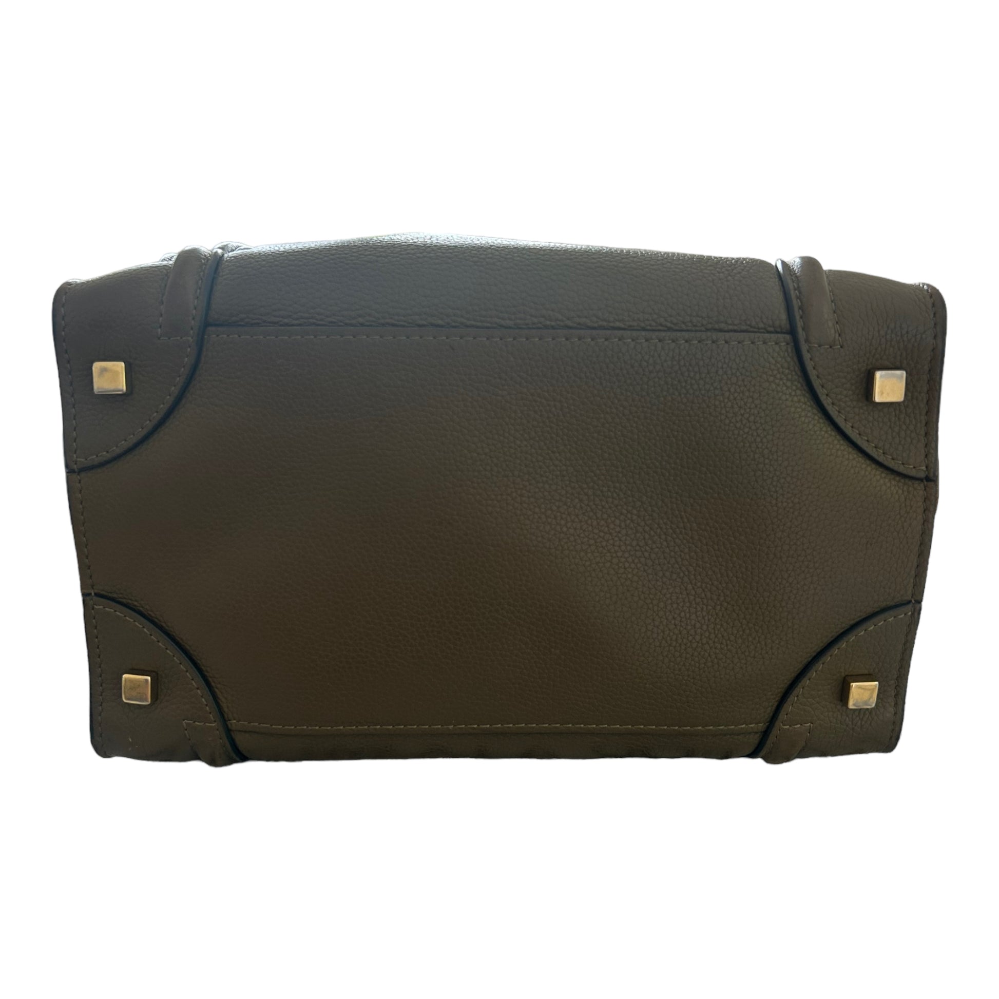 Celine Mini Luggage Bag - Khaki