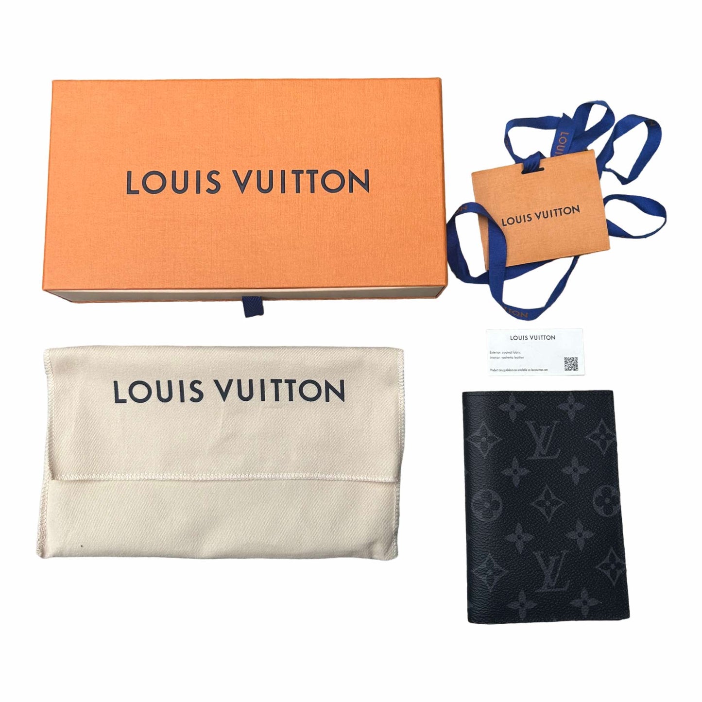 Louis Vuitton Monogram Eclipse Passport Holder - M64501
