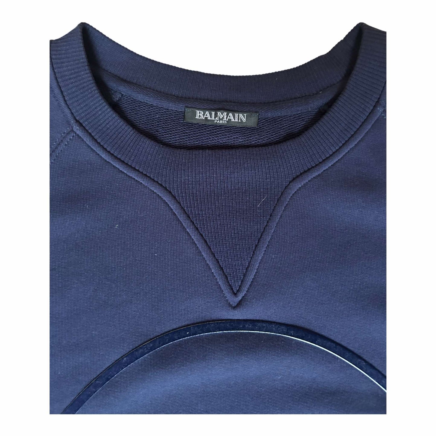 Men's Balmain Logo Jumper - Large