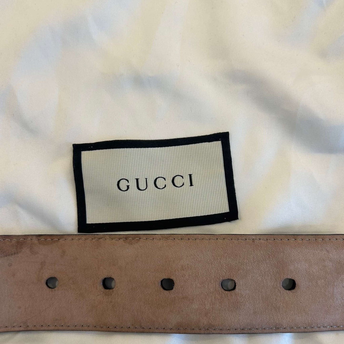 Gucci GG Belt Grey - 80cm/32in - 281548