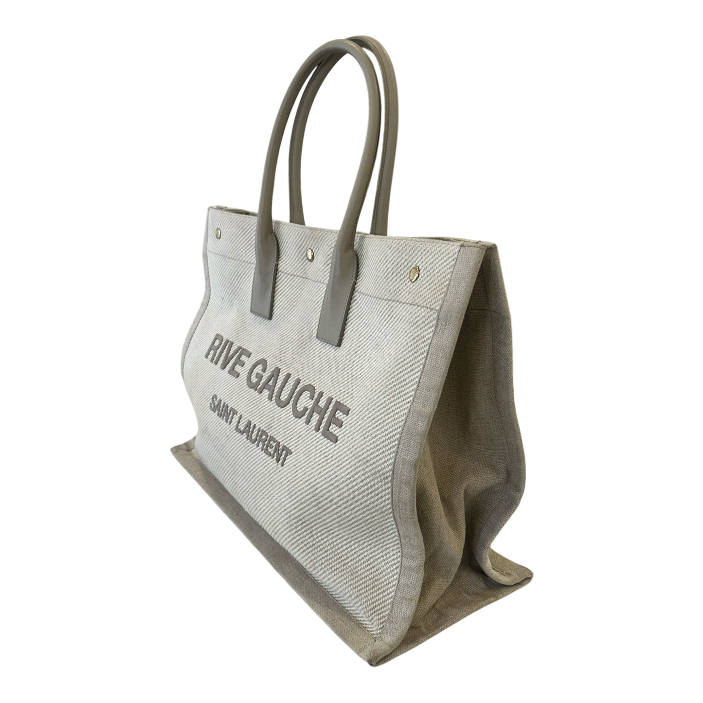 Saint Laurent Beige Rive Gauche Tote - 499290