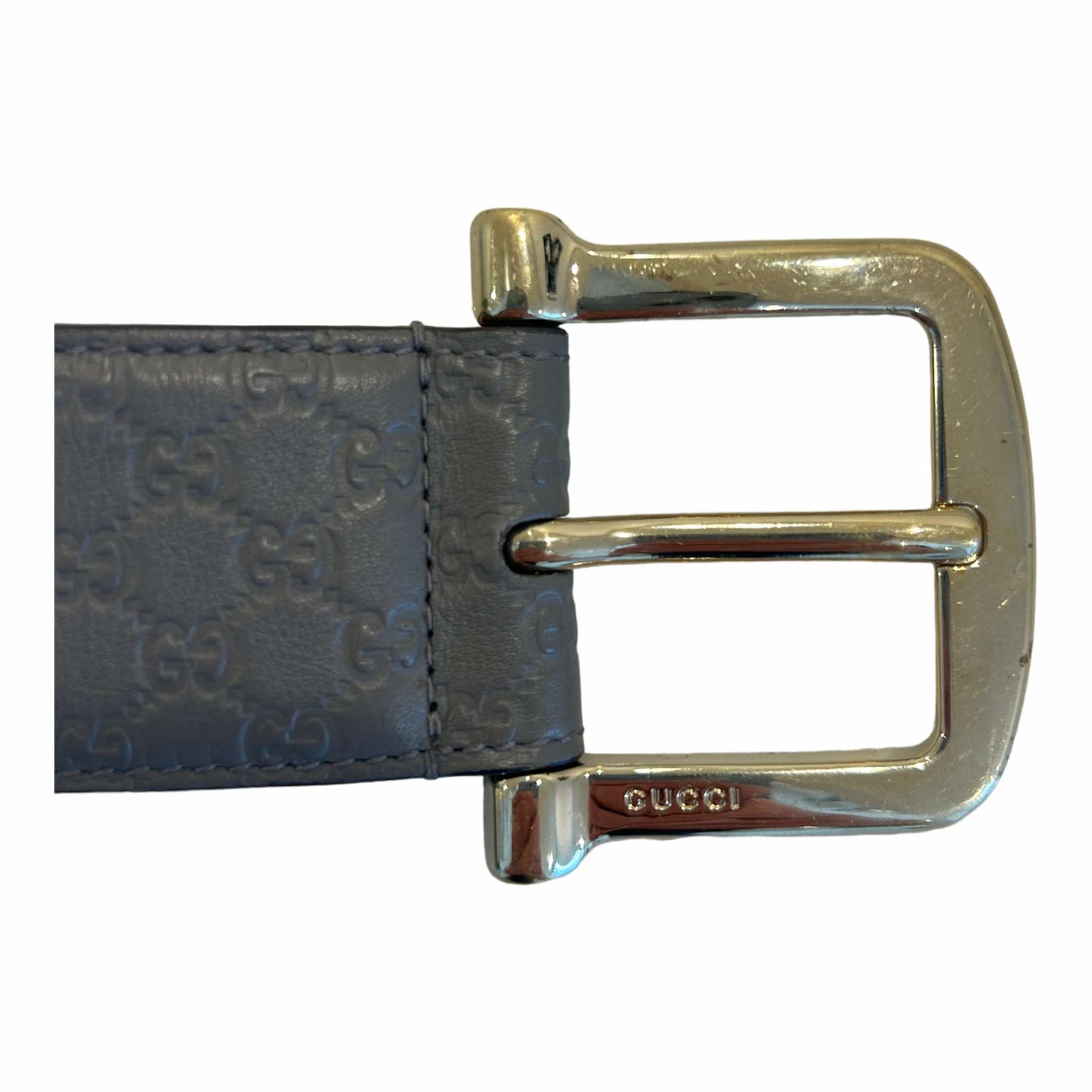 Gucci GG Belt Grey - 80cm/32in - 281548