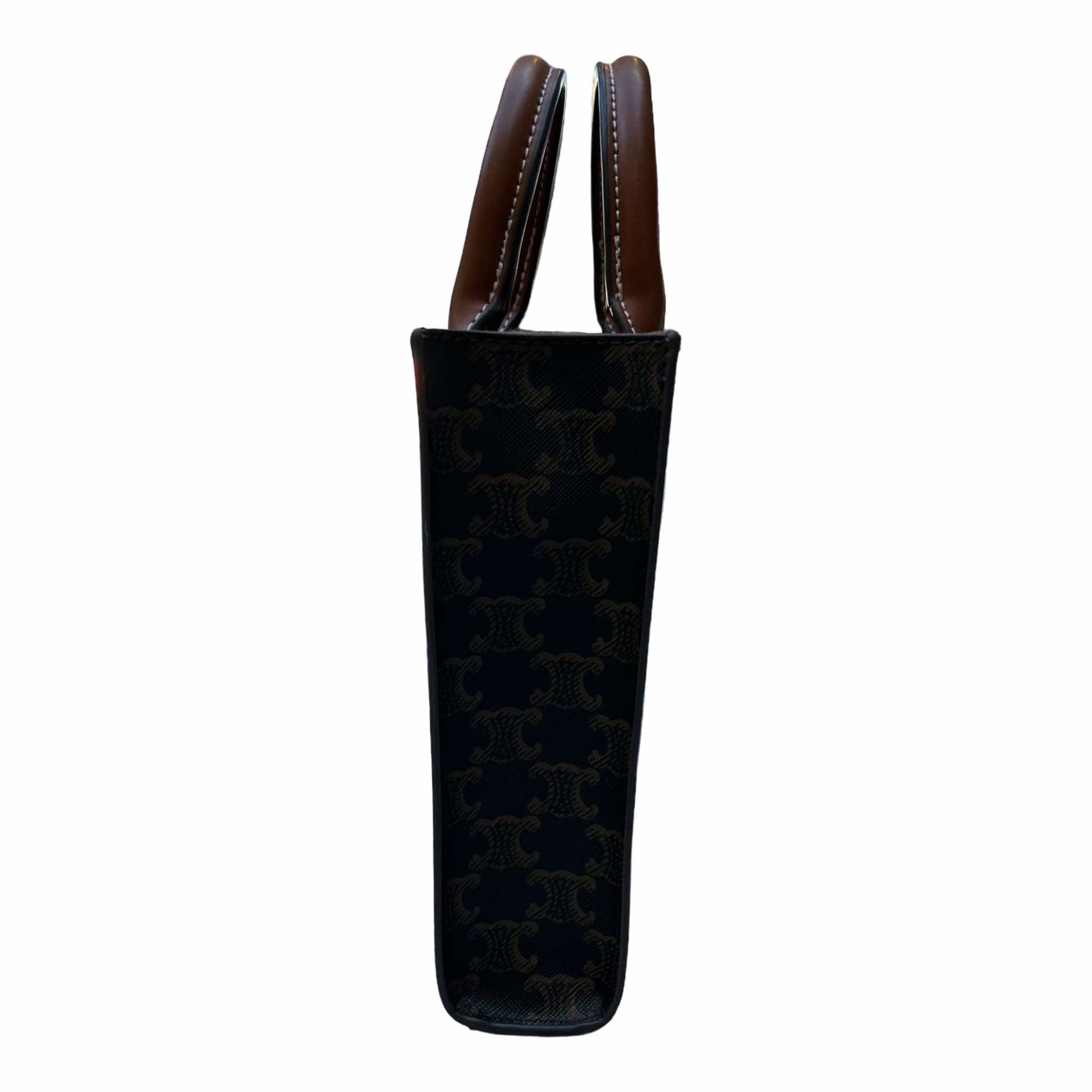 Celine Mini Vertical Cabas Triomphe Print