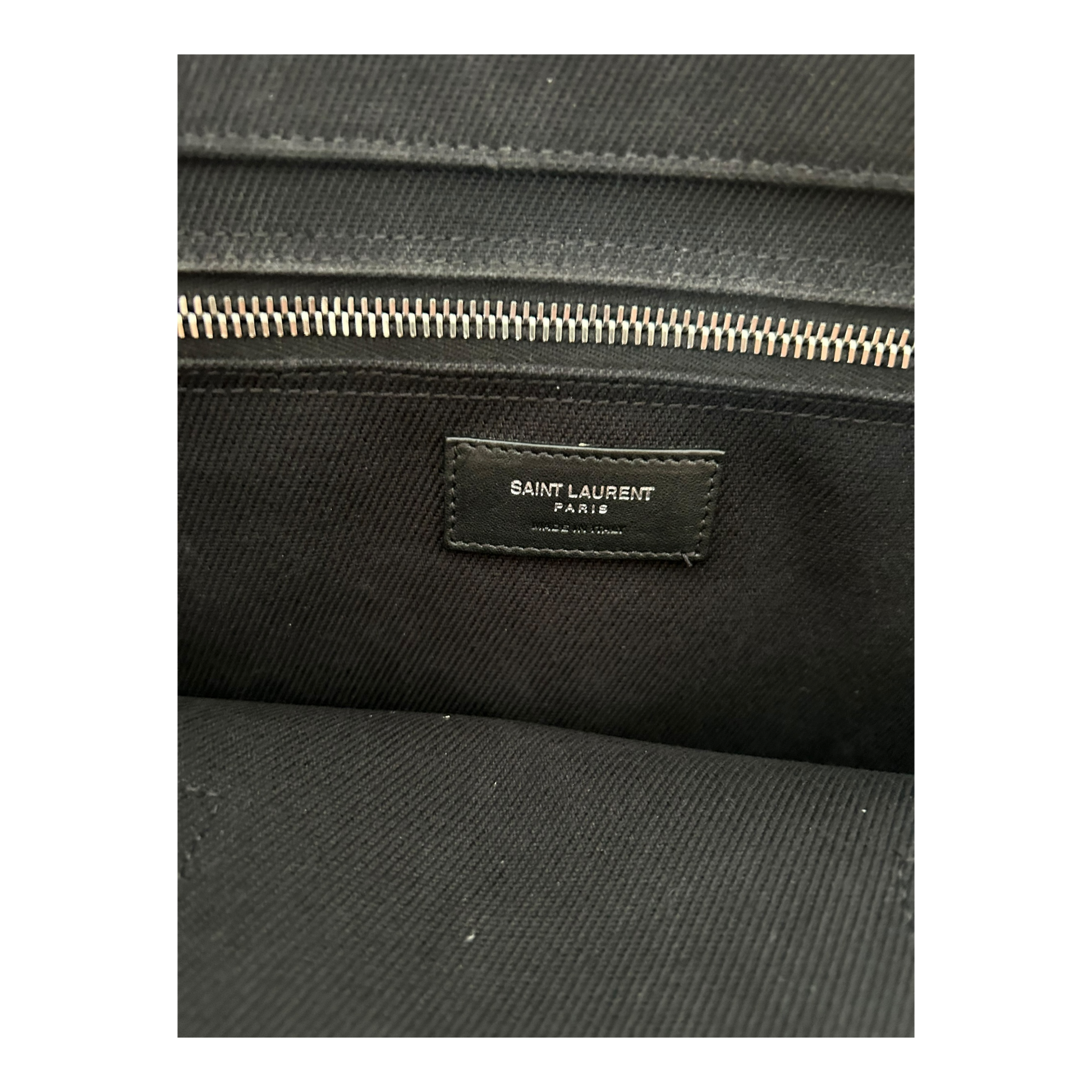 Saint Laurent Black Rive Gauche Tote - 499290