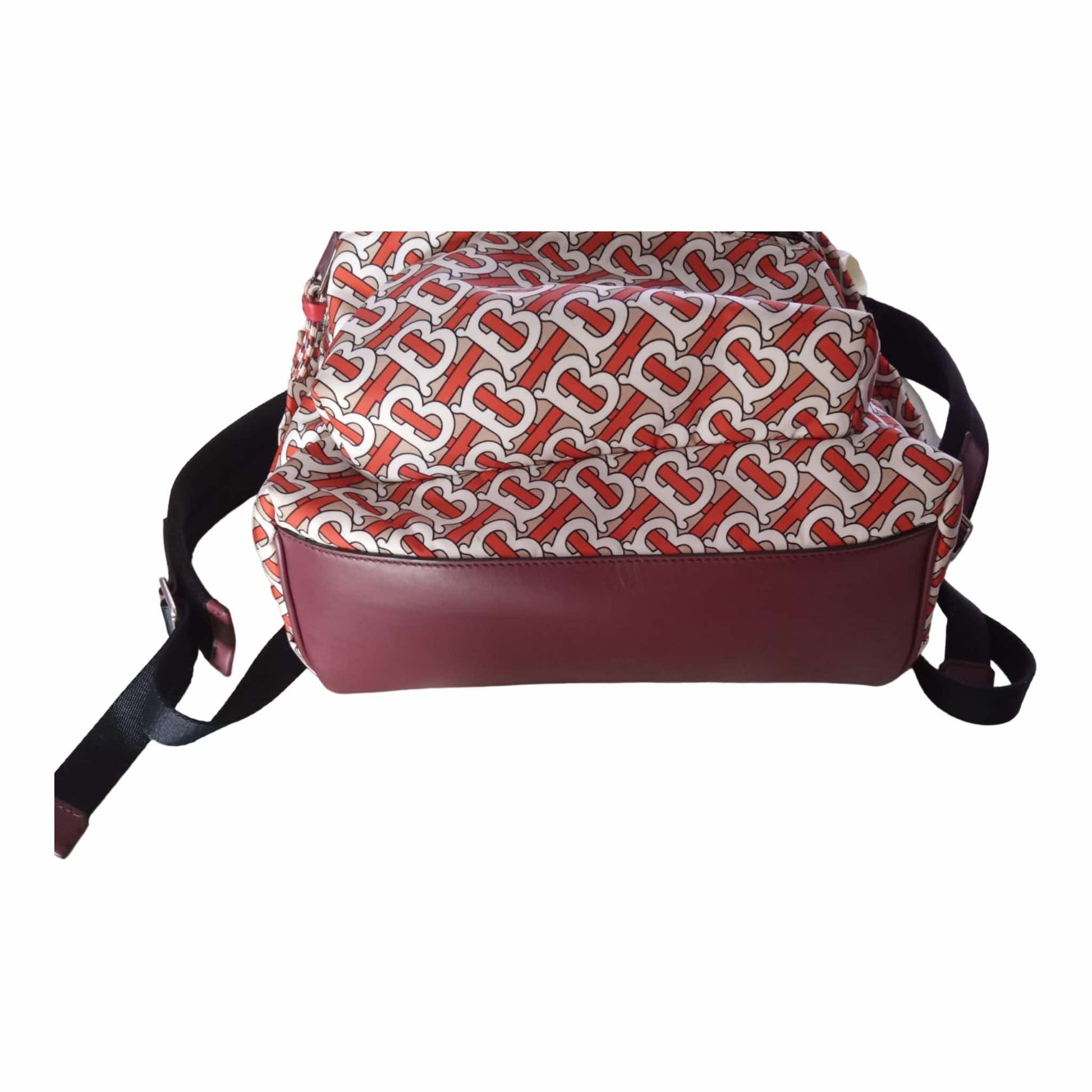 Burberry Orange TB Monogram Backpack