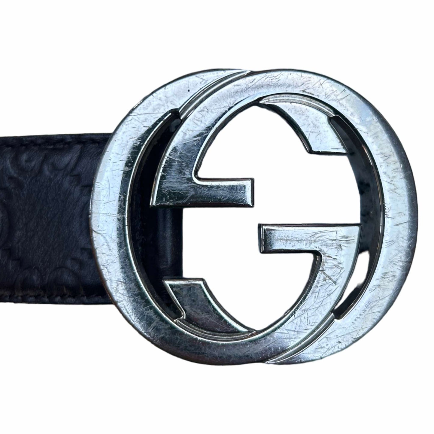 Gucci GG Brown Belt - (90/36) - 411924