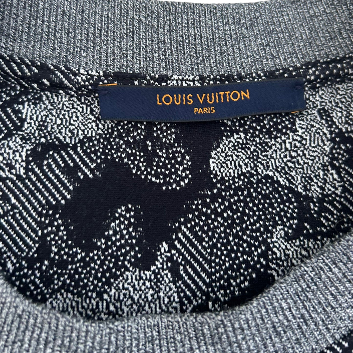 Louis Vuitton Monogram Grey Camo T-Shirt - Medium