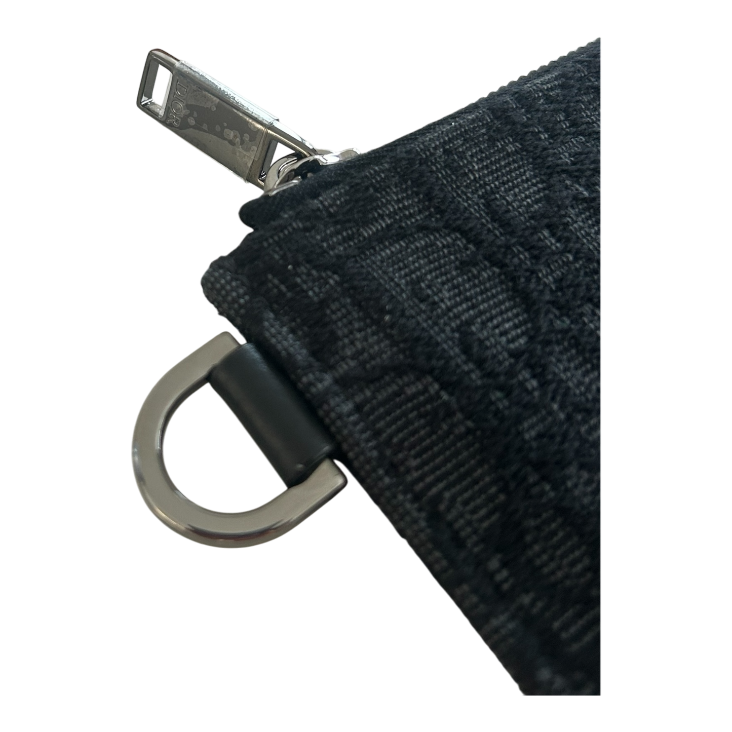 Dior Black Oblique Jacquard A4 Pouch