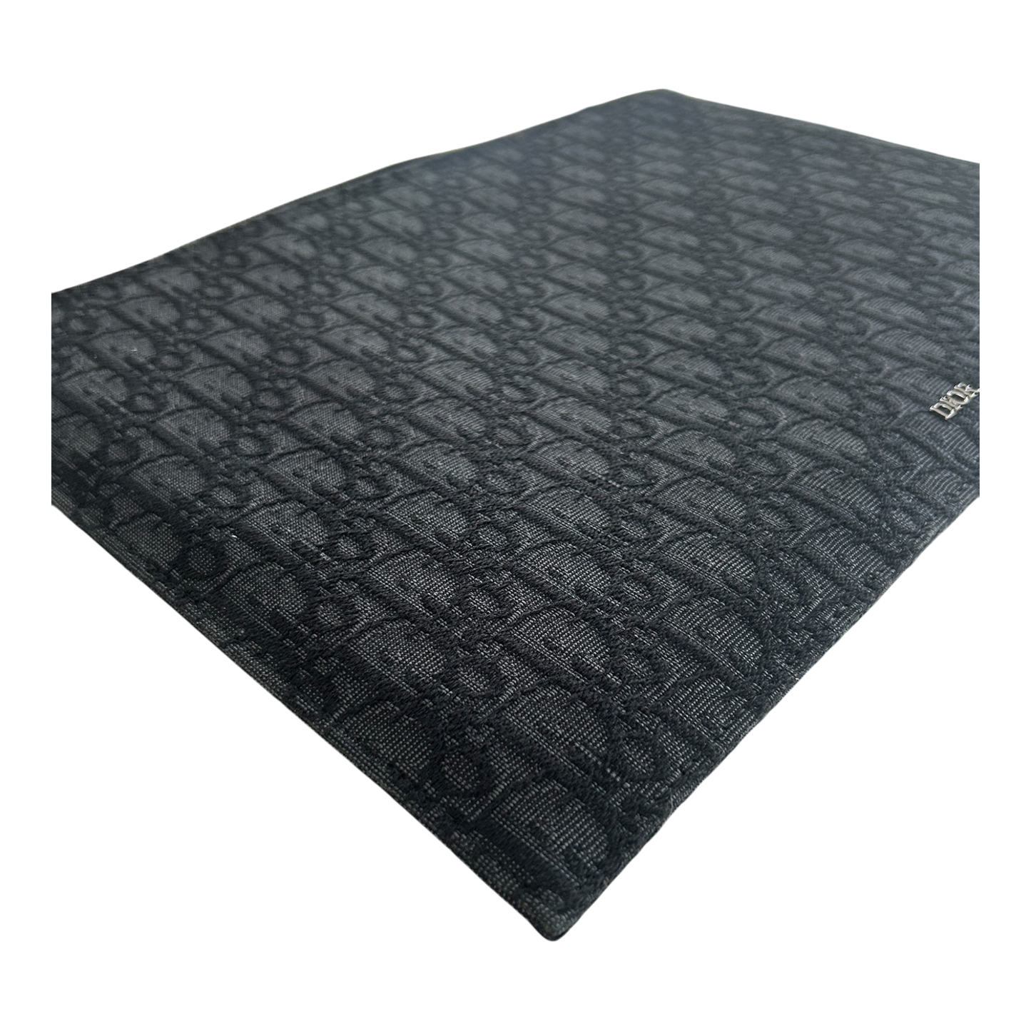 Dior Black Oblique Jacquard A4 Pouch
