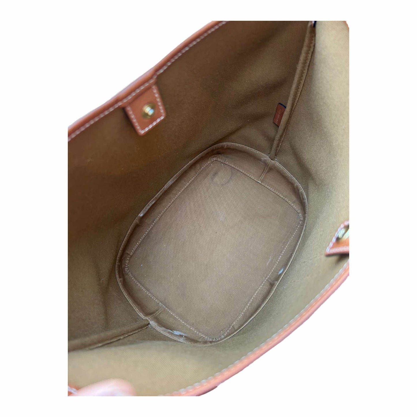 Celine Medium Bucket Bag In Triomphe Canvas