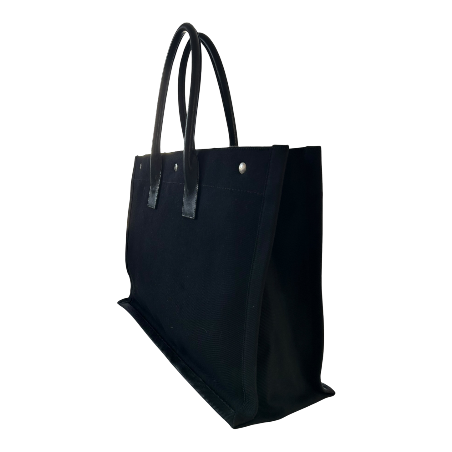 Saint Laurent Black Rive Gauche Tote - 499290