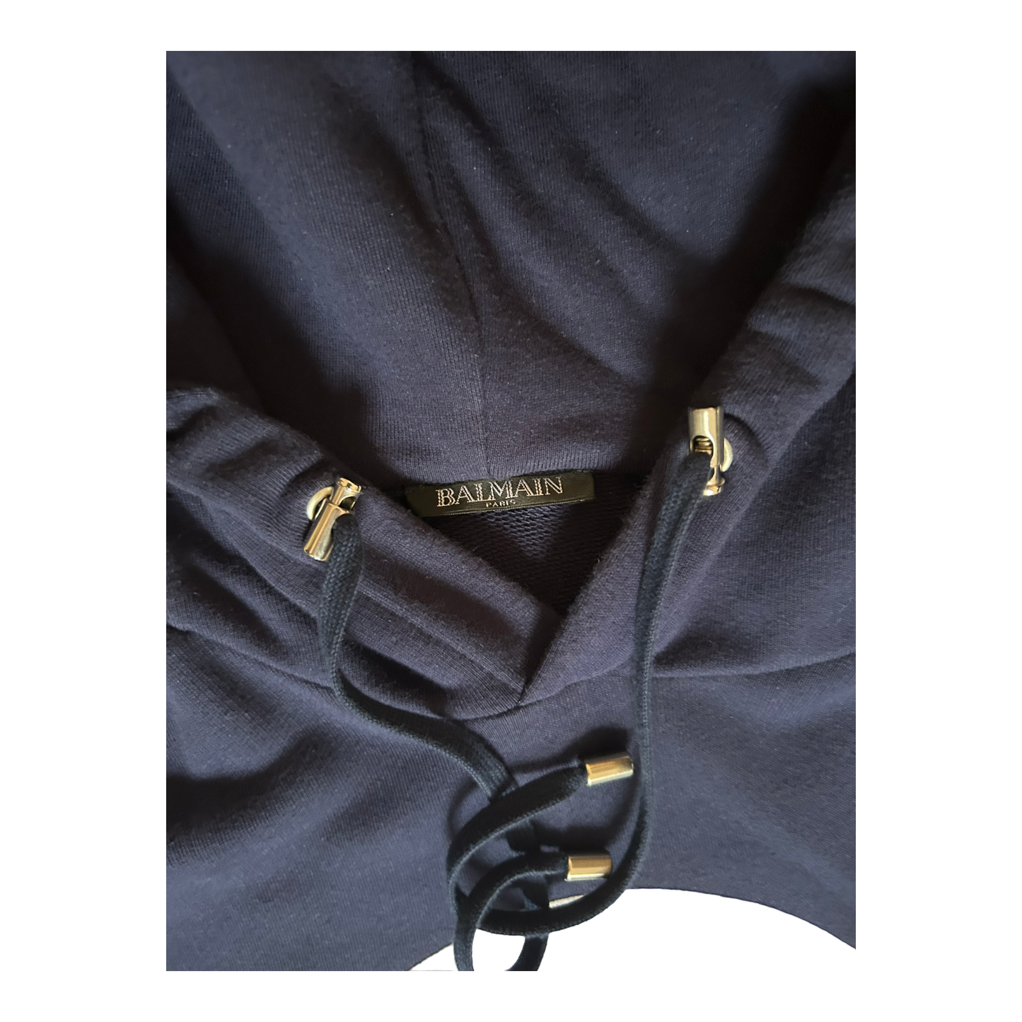 Men's Balmain Logo Hoodie - Medium