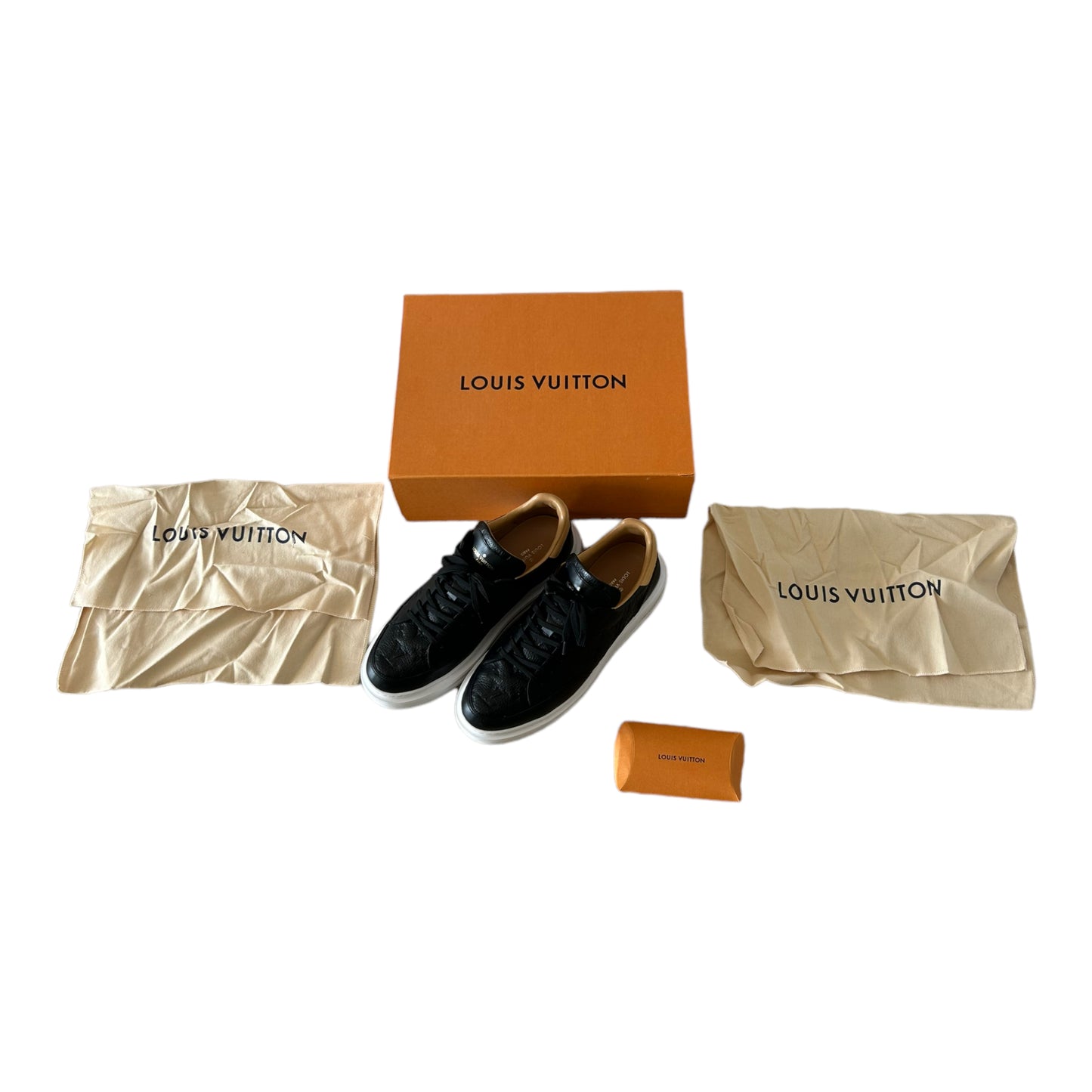 Louis Vuitton Black Beverley Hills Trainers - 8.5 UK / 42.5 EU
