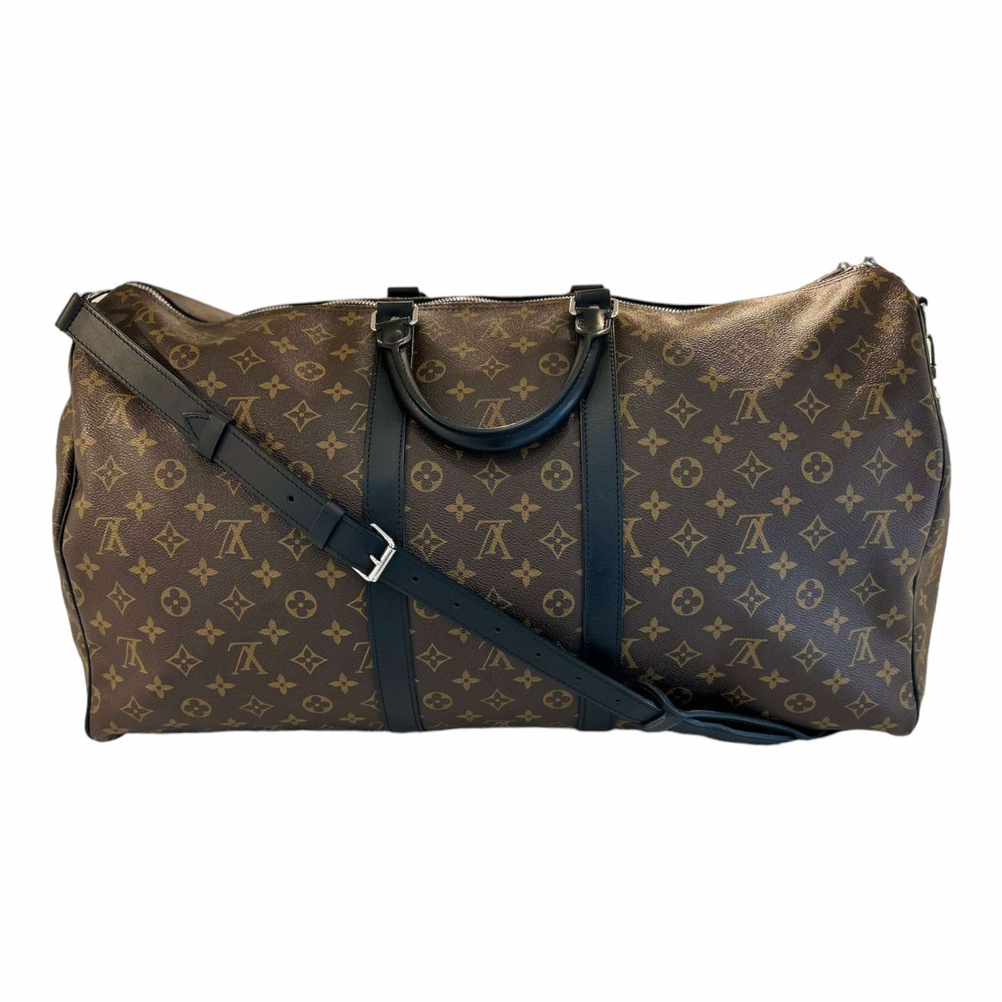 Louis Vuitton Monogram Macassar Bandoulière Keepall 55 - M56714