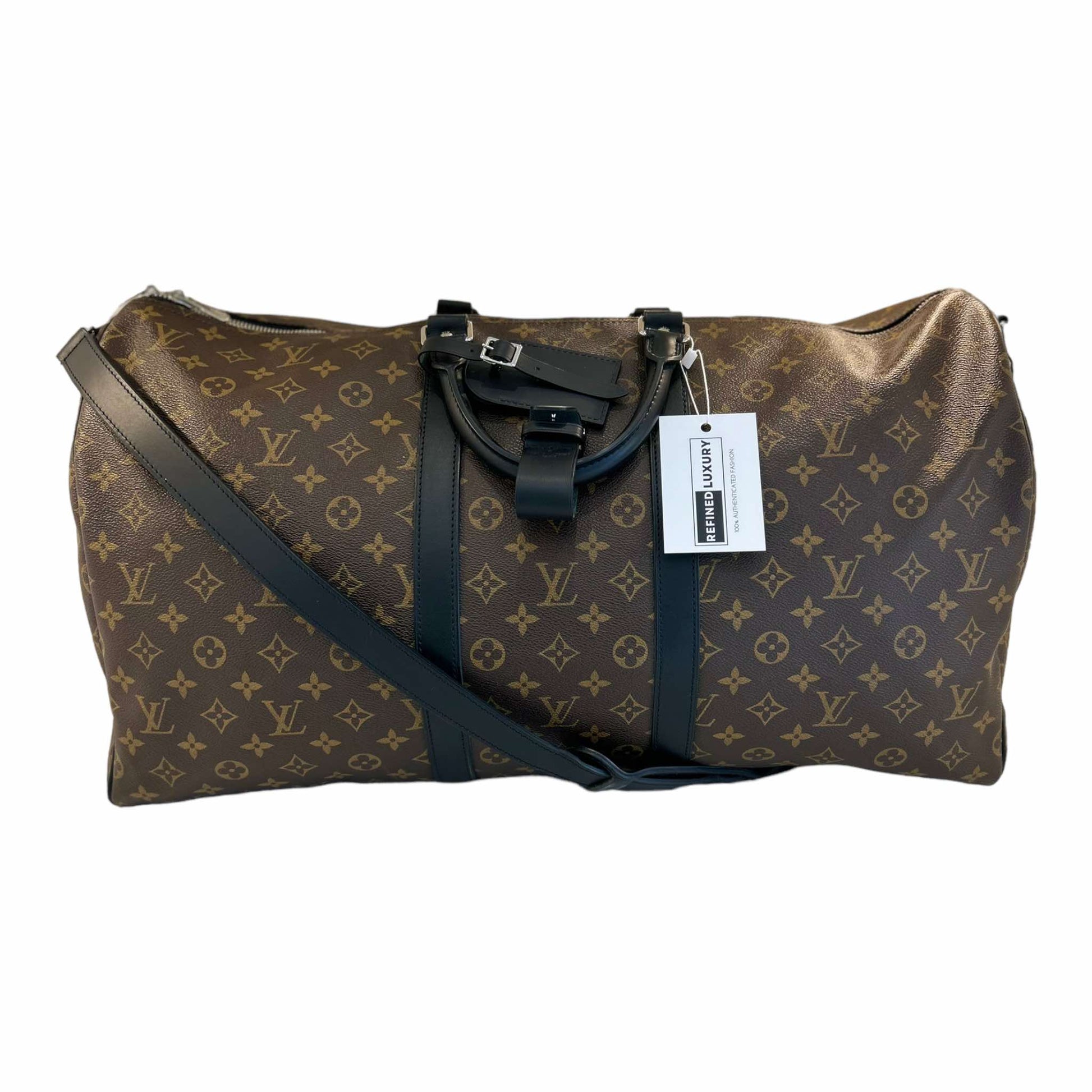 Louis Vuitton Monogram Macassar Bandoulière Keepall 55 - M56714
