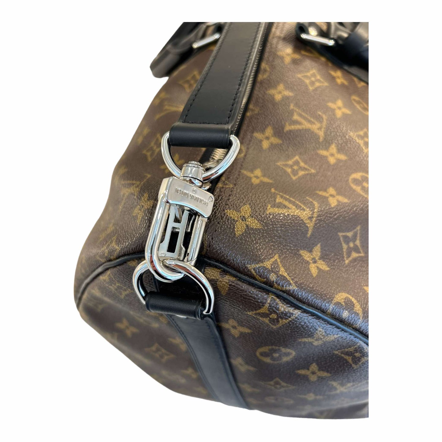 Louis Vuitton Monogram Macassar Bandoulière Keepall 55 - M56714