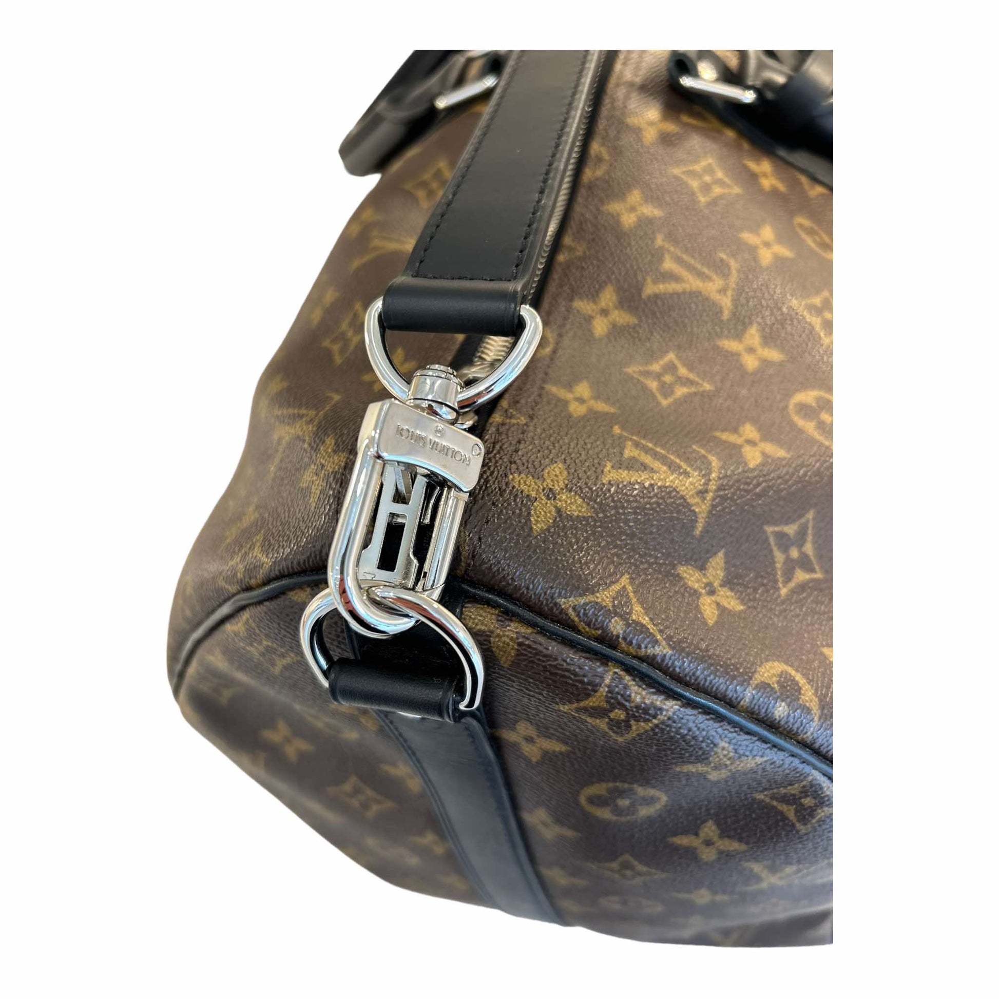 Louis Vuitton Monogram Macassar Bandoulière Keepall 55 - M56714