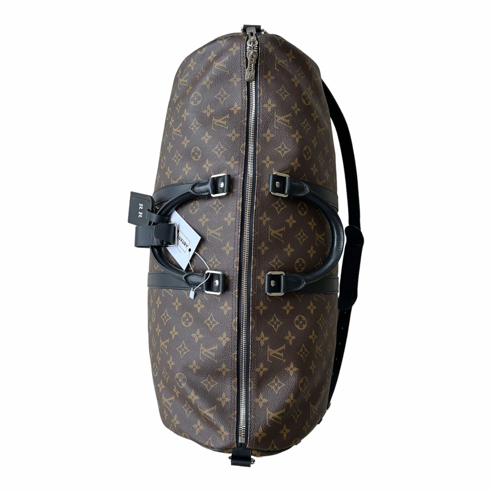 Louis Vuitton Monogram Macassar Bandoulière Keepall 55 - M56714