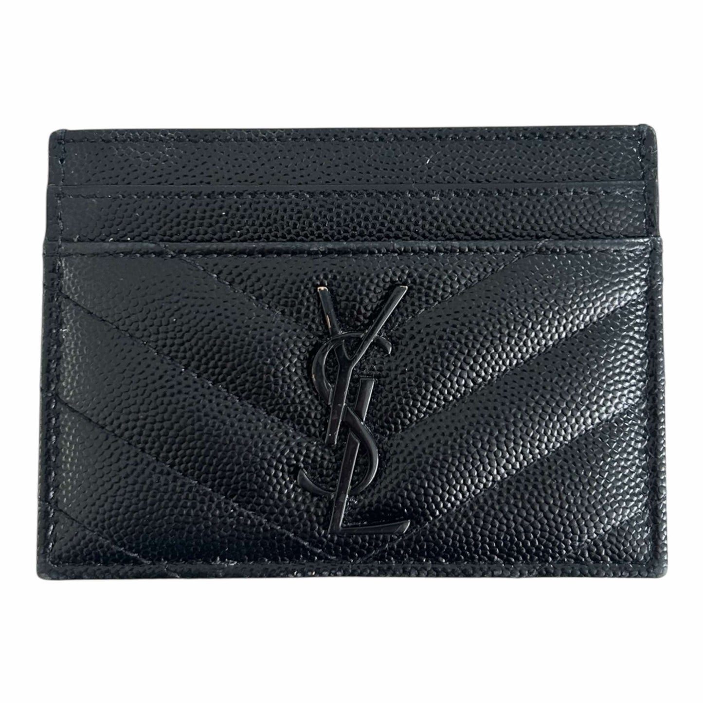 Saint Laurent Black Card Holder - 423291