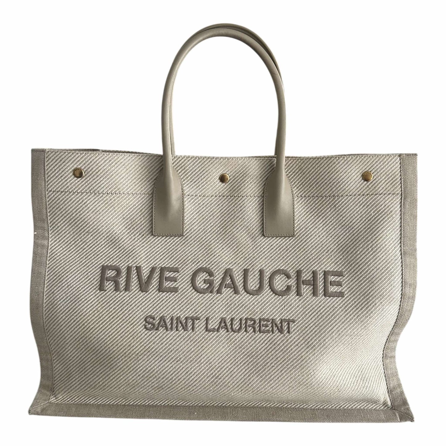 Saint Laurent Beige Rive Gauche Tote - 499290