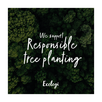 We Support Responsible Tree Planting - Refined Luxury x Ecologi