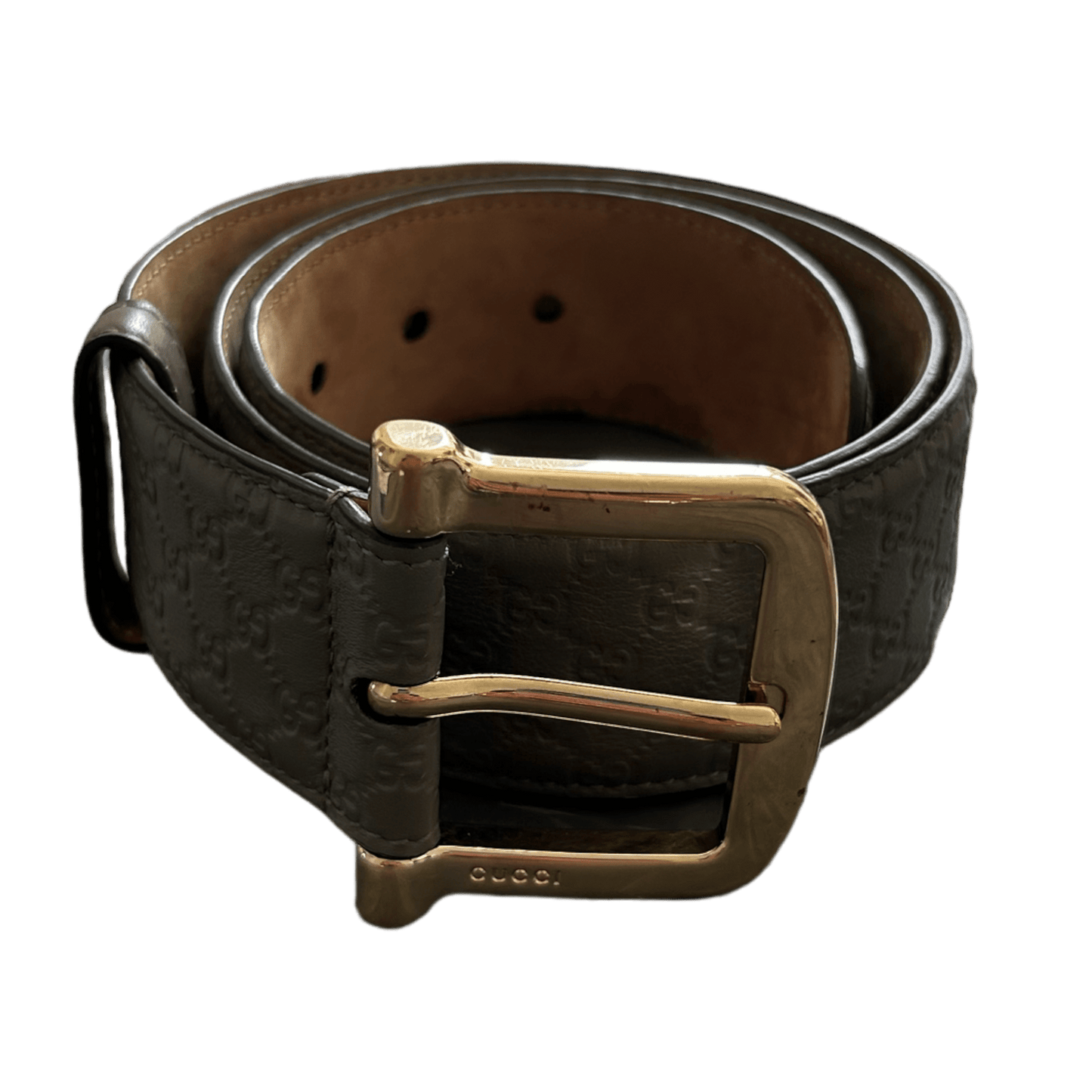 Gucci Grey Women's GG Belt - 80cm/32in - 281548