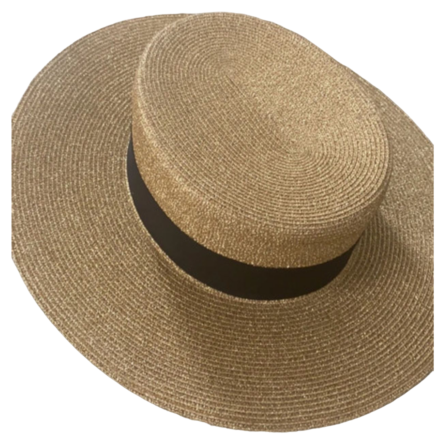 Gucci Bee-embellished Boater Hat