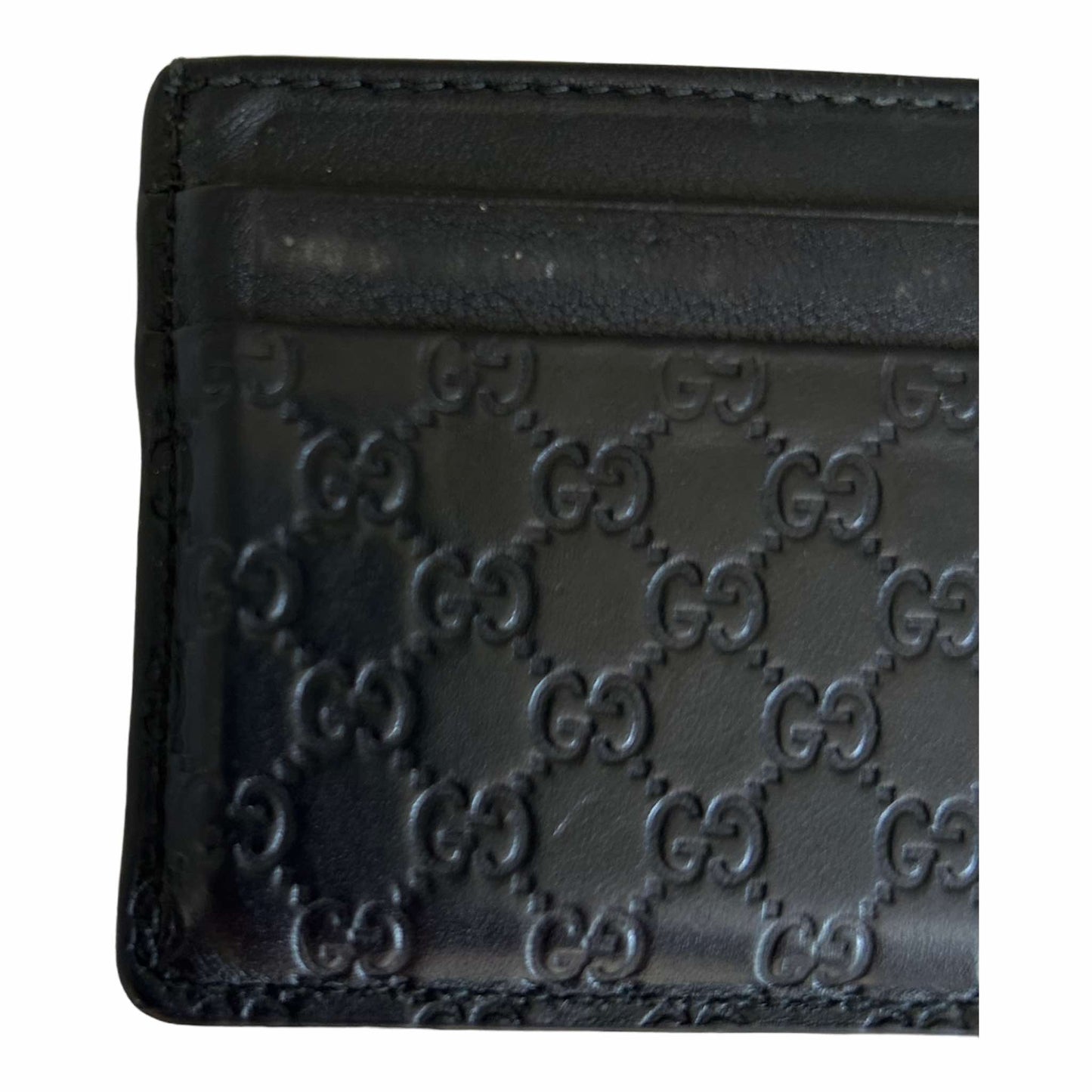 Gucci GG Supreme Leather Card Holder - 262837