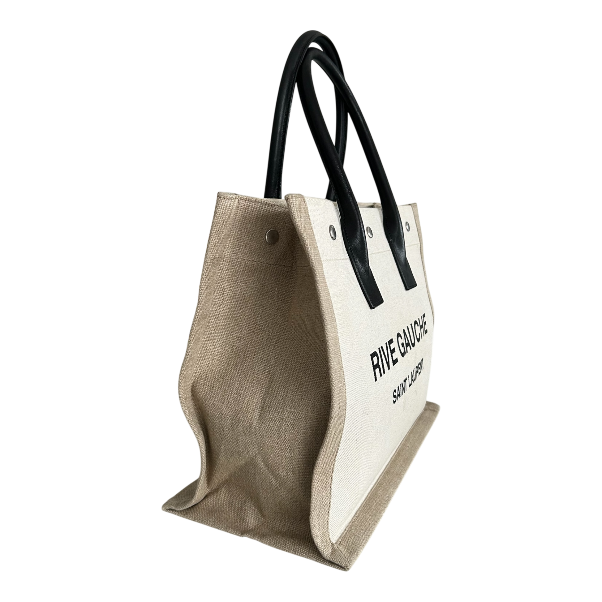 Saint Laurent Beige Rive Gauche Tote - 617481