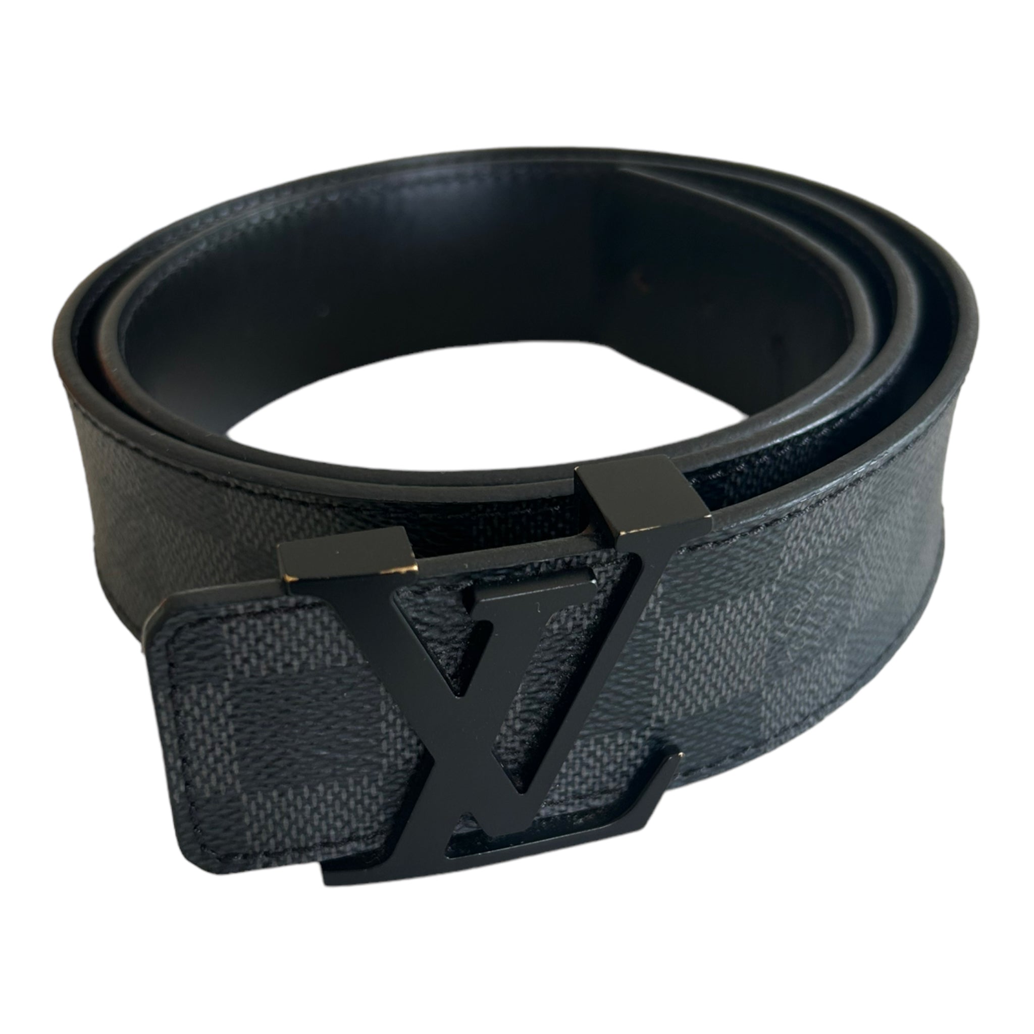 Black damier louis vuitton belt best sale