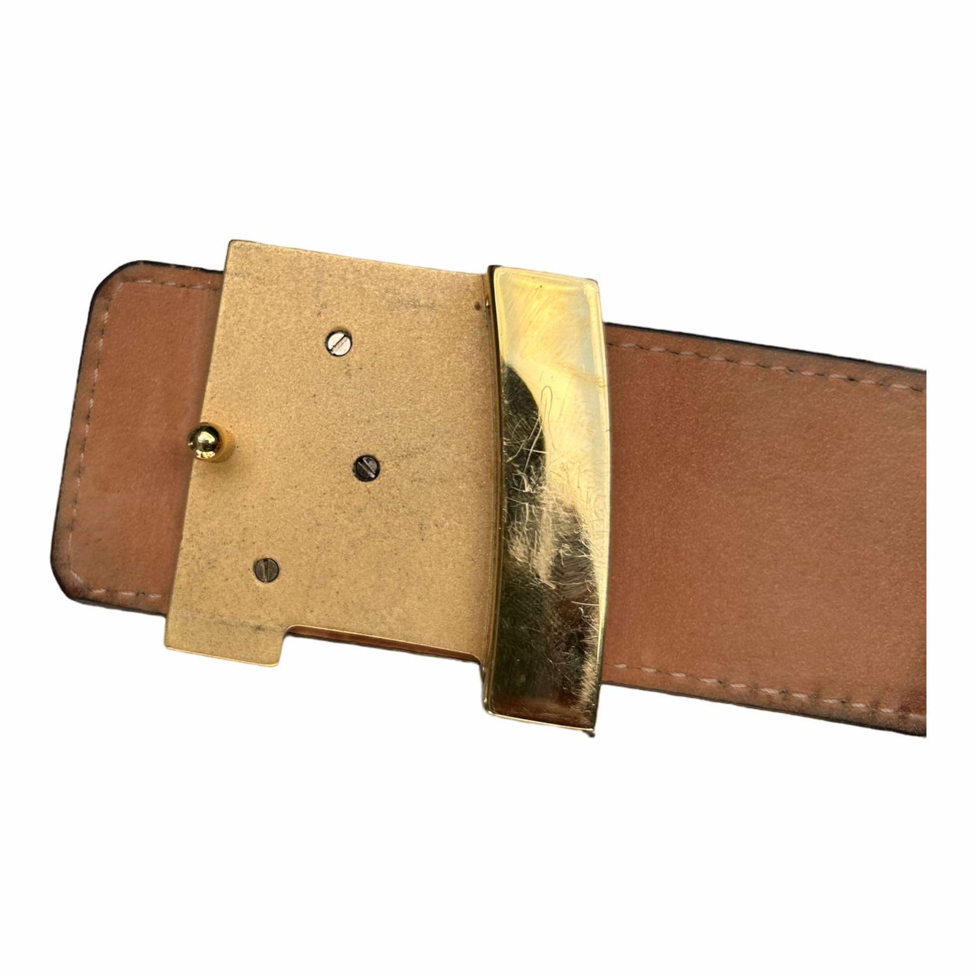 Pre-Loved Louis Vuitton LV Initials Monogram Belt (95/38) M9608