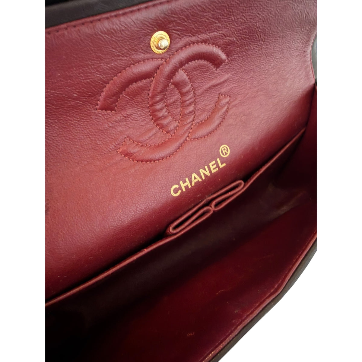 Chanel Vintage Medium Quilted Lambskin Double Flap