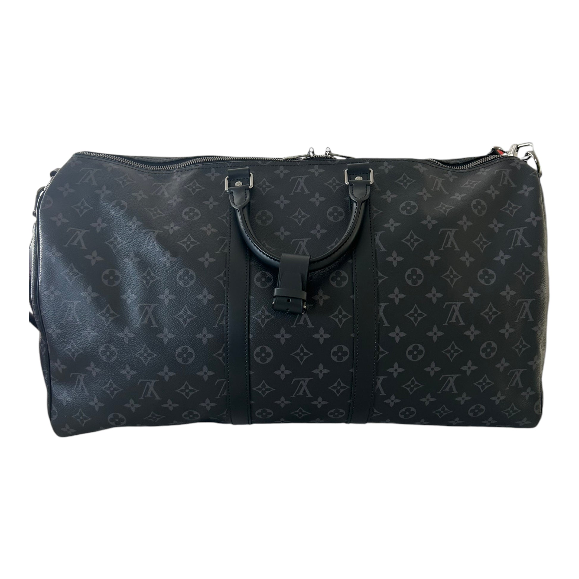 Louis Vuitton Monogram Eclipse Bandoulière Keepall 55 - M40605