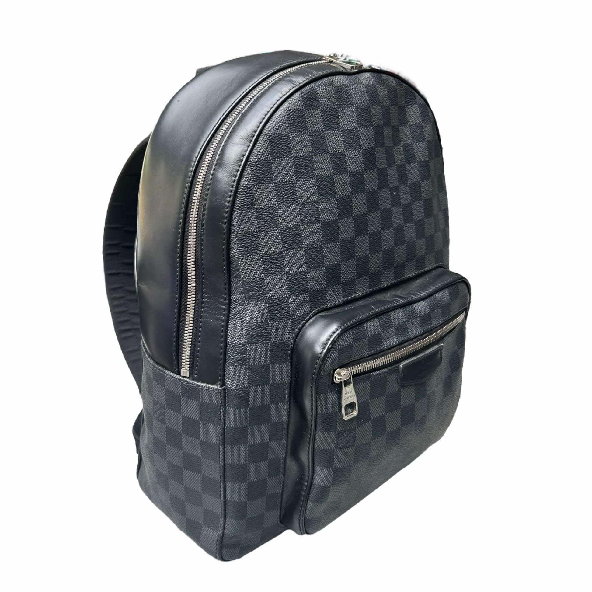 imitation louis vuitton backpacks Pre-Loved Louis Vuitton Damier Graphite Josh Backpack