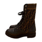 Fendi FF Rockoko Monogram Boots - 38.5 EU