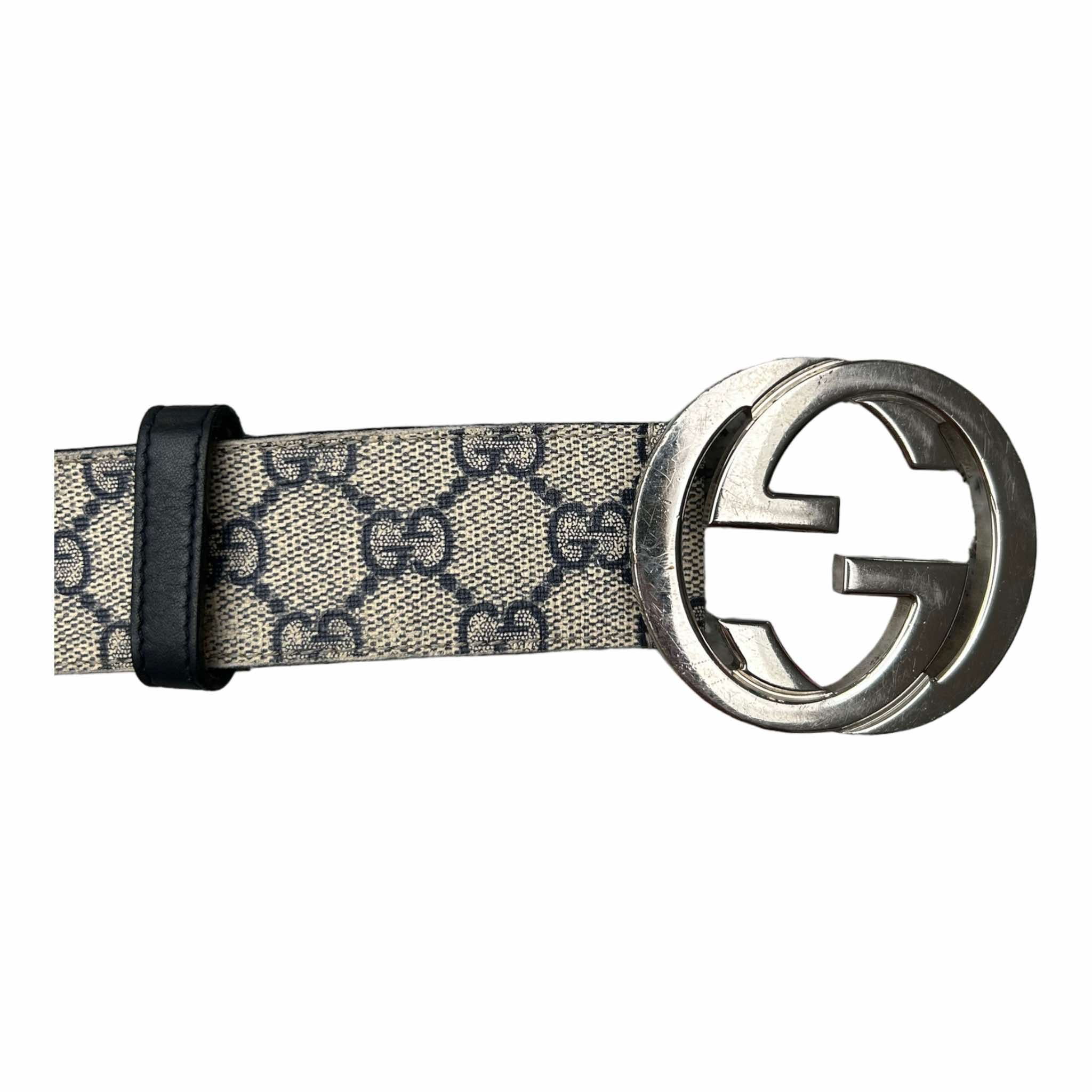 Gucci supreme gg top belt