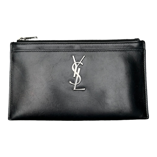 Saint Laurent Black Zip Pouch